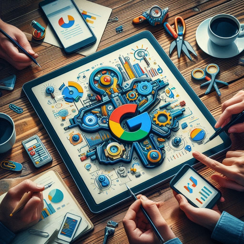 Dashboard mit kanalübergreifender Berichterstattung zu Google Ads und programmatischen Daten