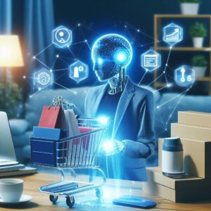 Abbildung zeigt KI-gestützte Personalisierung beim Online-Shopping