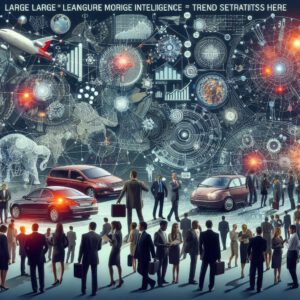 KI-Dashboard zur Analyse von Markttrends und Wettbewerbsdaten und zur Veranschaulichung der Verwendung von LLMs für Competitive Intelligence.