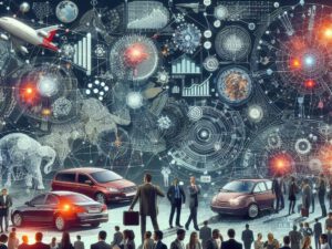KI-Dashboard zur Analyse von Markttrends und Wettbewerbsdaten und zur Veranschaulichung der Verwendung von LLMs für Competitive Intelligence.