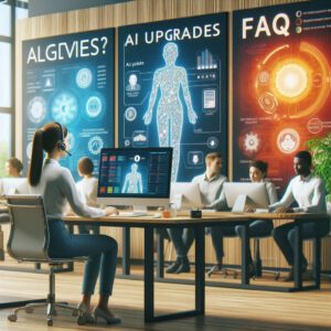 KI-gestützte FAQ-Schnittstelle, die auf Benutzeranfragen reagiert und intelligentere FAQs mit GPT in Aktion präsentiert.