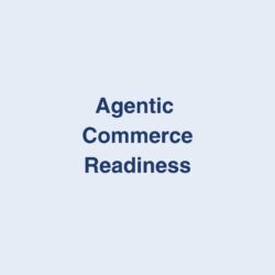 Visualisierung der drei Prüfschritte für Agentic Commerce Readiness — robots.txt, UCP-Endpoint und Product-JSON-LD